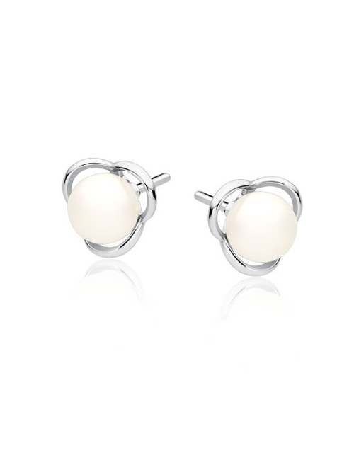 SREBRNE KOLCZYKI PR. 925 PEREŁKI