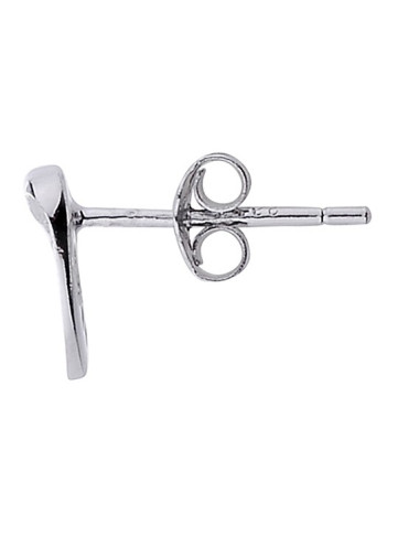 Srebrne kolczyki pr. 925 serduszka z cyrkoniami