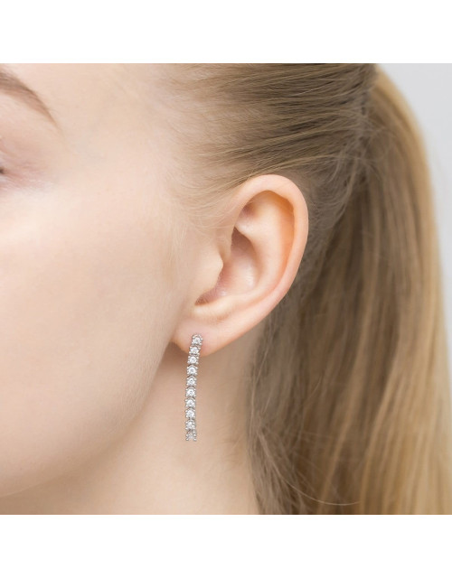 KOLCZYKI KO-29T 0,02CT