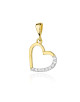 Zawieszka serce S-17, 0,35ct