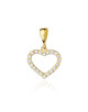 Zawieszka serce S-18, 0,13ct