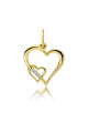 Zawieszka serce S-19, 0,28ct