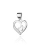 Zawieszka serce S-24, 0,05ct