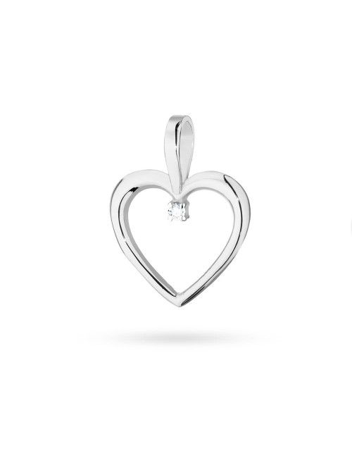 Zawieszka serce S-25, 0,005ct