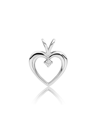 Zawieszka serce S-3, 0,04ct