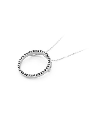 Zawieszka  Z-442 czarne brylanty