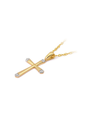 Zawieszka krzyżyk K-3, 0,0145ct