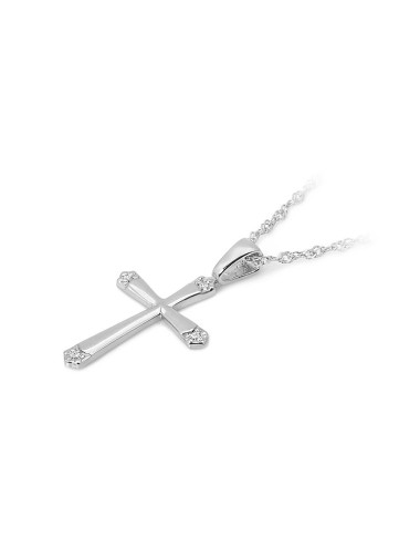 Zawieszka krzyżyk K-1, 0,02ct