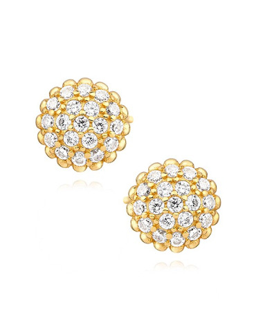 Srebrne pr.925 kolczyki z cyrkonią