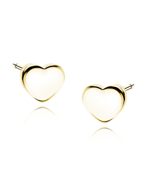 Srebrne (925) kolczyki pozłacane skrzydła