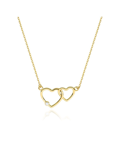 Złoty naszyjnik z brylantami