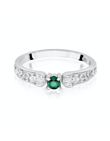 Pierścionek W411-SZMARAGD