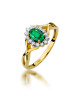 Pierścionek W418-SZMARAGD