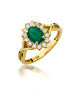 Pierścionek W182-SZMARAGD