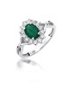 Pierścionek W182-SZMARAGD