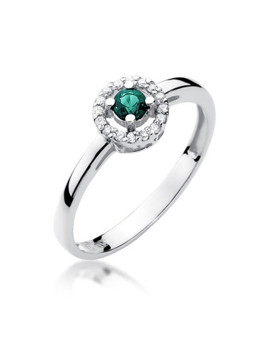 Pierścionek W238-SZMARAGD