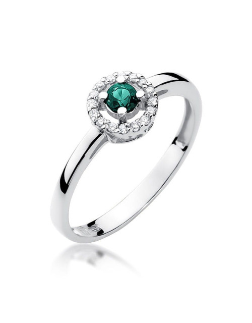 Pierścionek W238-SZMARAGD