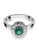 Pierścionek W284-SZMARAGD