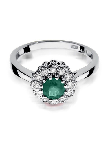 Pierścionek W284-SZMARAGD