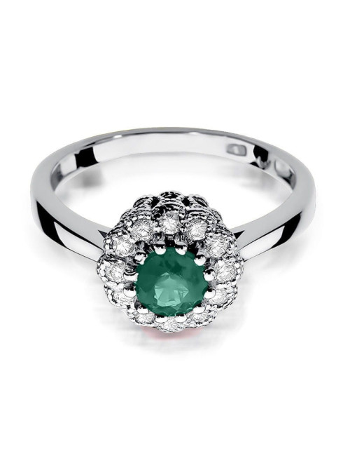 Pierścionek W284-SZMARAGD