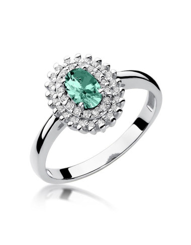 Pierścionek W303-SZMARAGD
