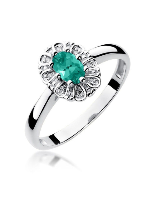 Pierścionek W304-SZMARAGD