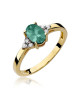 Pierścionek W308-SZMARAGD