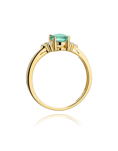 Pierścionek W308-SZMARAGD