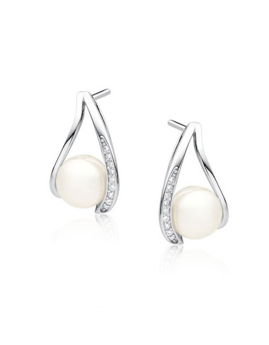 SREBRNE KOLCZYKI PR. 925 PEREŁKI