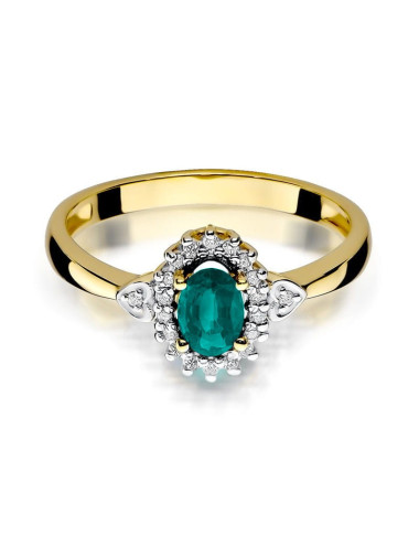 Pierścionek W312-SZMARAGD