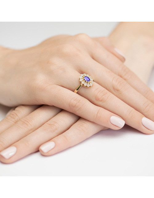 Pierścionek W354-TANZANIT