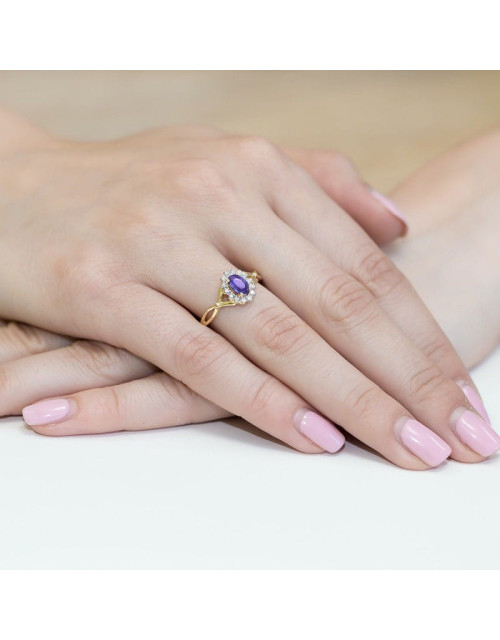 Pierścionek W182-TANZANIT