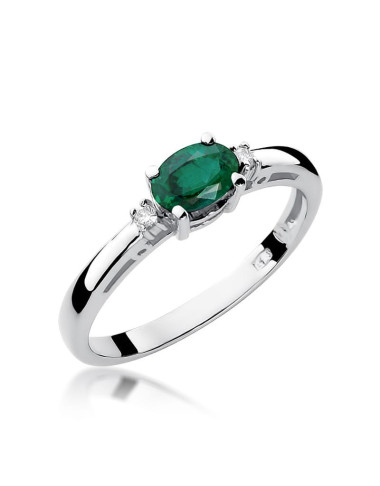 Pierścionek W006-SZMARAGD