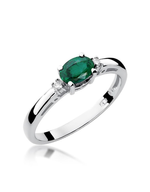 Pierścionek W006-SZMARAGD