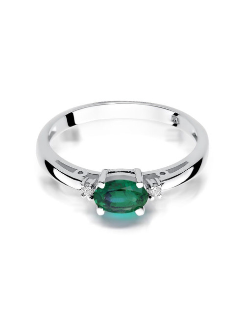 Pierścionek W006-SZMARAGD