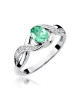 Pierścionek W028-SZMARAGD