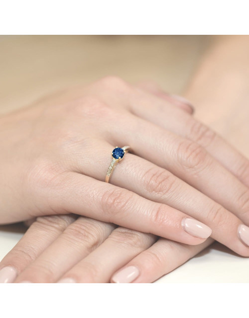 Pierścionek W066-SZAFIR