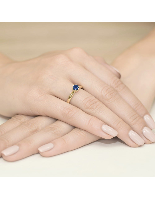 Pierścionek W074-SZAFIR