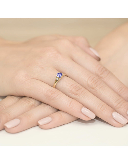Pierścionek W076-TANZANIT