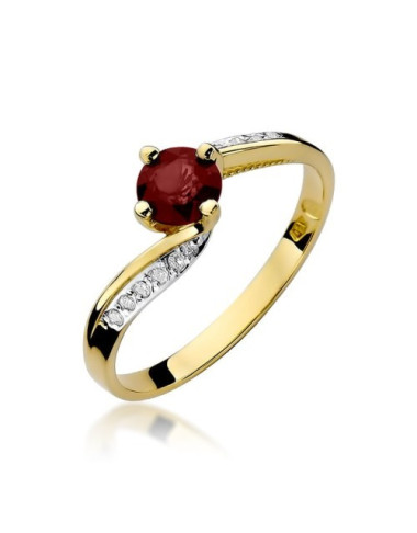 Pierścionek W084-RUBIN