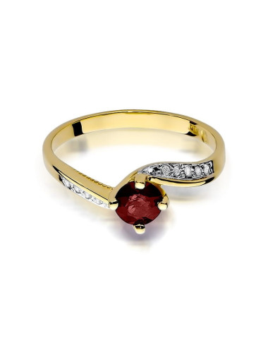 Pierścionek W084-RUBIN