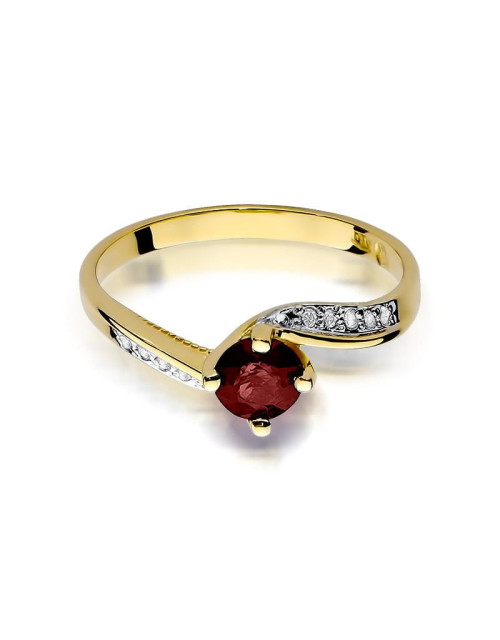 Pierścionek W084-RUBIN