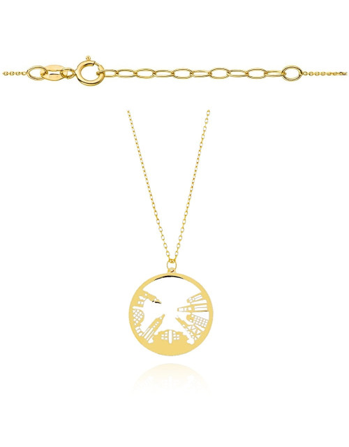 Naszyjnik złoty New York (Gramatura: 1.50)