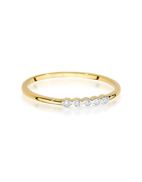 Pierscionek W637 0,04ct