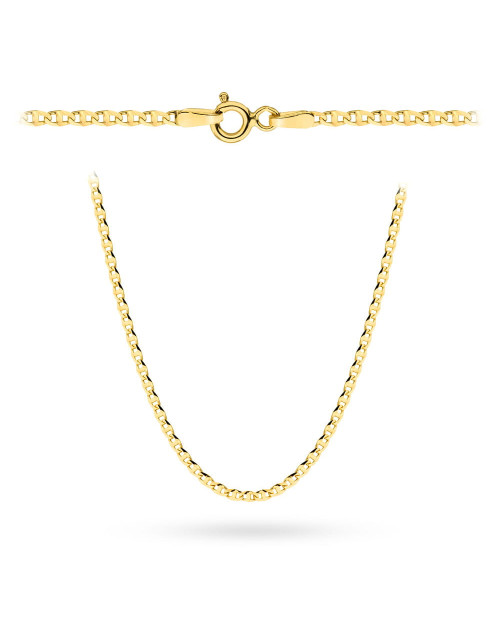 Łańcuszek złoty pr. 585 - splot gucci 60 cm (Gramatura: 2.46)