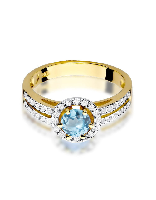 Pierscionek W0087-TOPAZ