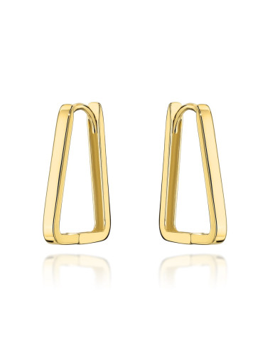 Kolczyki złote trapez (Gramatura: 1.54)