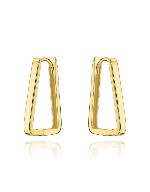 Kolczyki złote trapez (Gramatura: 1.54)