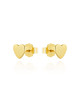 Kolczyki złote pełne serca (Gramatura: 0.90)