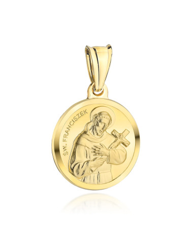 Medalik złoty święty Franciszek (Gramatura: 3.27)